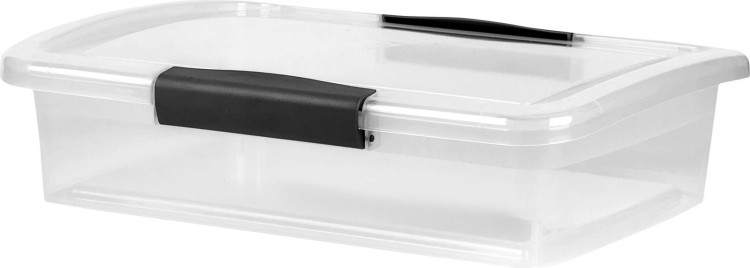 Ящик для хранения Keeplex Vision с защелками 5л 37х27,4х9,5см