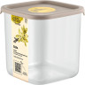 Банка для сыпучих продуктов Sugar&Spice Vanilla квадратная 0,8л, с гибкой крышкой