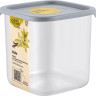 Банка для сыпучих продуктов Sugar&Spice Vanilla квадратная 0,8л, с гибкой крышкой