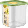 Банка для сыпучих продуктов Sugar&Spice Vanilla квадратная 0,8л, с гибкой крышкой