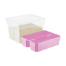 Ящик для хранения KID'S BOX с ручкой 5 л+6 вставок S + лоток S  250х200х157мм