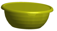 Миска 2,1 л с крышкой D219х89мм