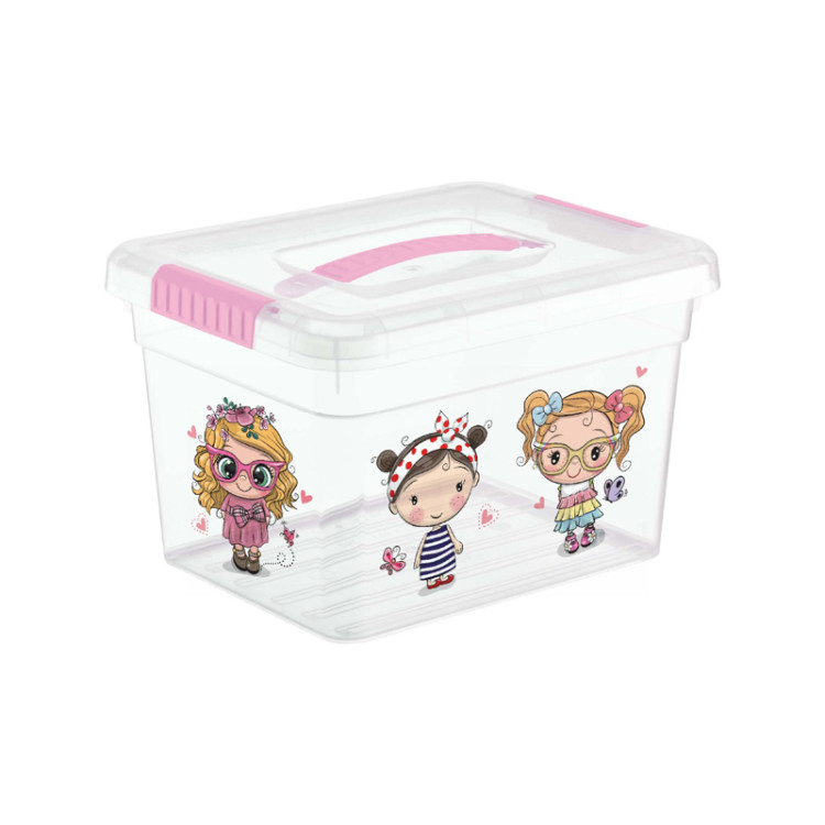 Ящик для хранения Kid's Box с ручкой 5л 250х200х160мм